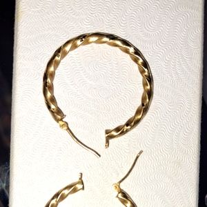 14k yellow gold earrings